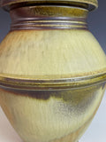 Metalic Ash Lidded Jar