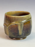 Tenmoku Tea Bowl with slip drips