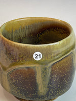 Tenmoku Tea Bowl with slip drips