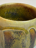 Tenmoku Tea Bowl with slip drips