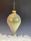 Teardrop Wood Fired Christmas Ornament