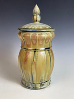 Blue Ash Lidded Jar