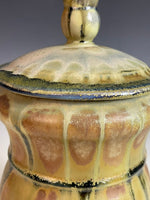 Blue Ash Lidded Jar